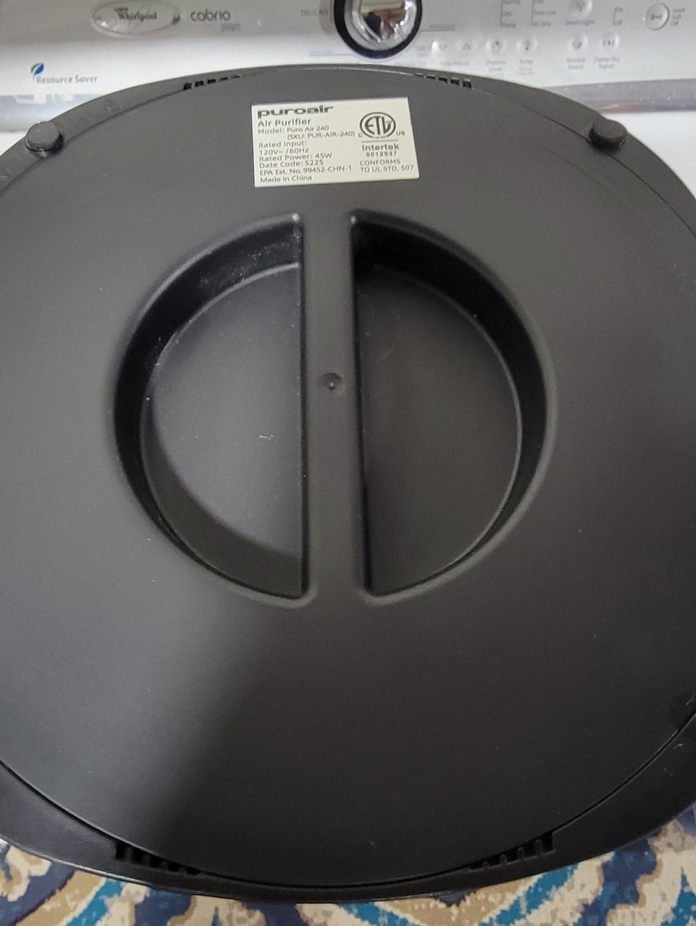 New puroair black air purifier. Still in box. Has hepa filter. - Picture 6 of 11